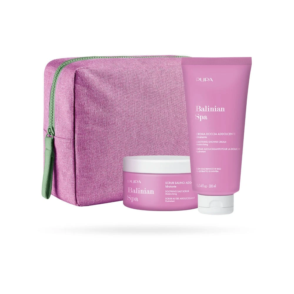 Pupa Kit 1 Balinian Spa Scrub Salino Addolcente 350g + Crema Doccia Addolcente 300ml 1 Pupa Kit 1 Balinian Spa Scrub Salino Addolcente 350g + Crema Doccia Addolcente 300ml