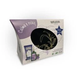 Weleda Cofanetto Calma & Relax Bagnoschiuma 200ml + Olio Lavanda 100ml + Pochette